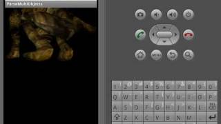 Load a .3DS model with the min3D framework for Android