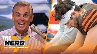 Colin reacts to Browns' Week 1 drubbing & Antonio Brown signing with Patriots |