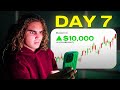 How I Turned $1k To $10k in Less Than A Week (LIVE TRADING)