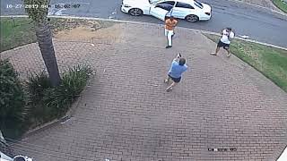 Victim defends himself against armed robbers