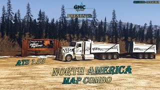 ATS 1.53 - GMC Logistics - North America Map Combo 13.12.2024