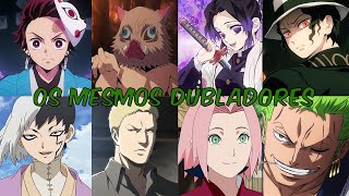 Dubladores de Demon Slayer em outros Animes | Dublagem PT-BR de Animes (Kimetsu no Yaiba)