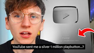 This Youtuber got a GLITCHED Play Button
