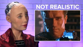 Sophia The Robot Reviews Robots From Pop Culture