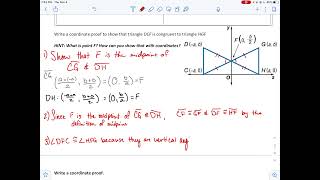 Coordinate proofs example #2