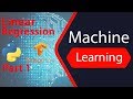 Machine Learning in Python - Linear Regression (part 1)