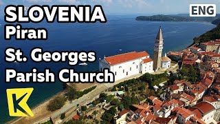 【K】Slovenia Travel-Piran[슬로베니아 여행-피란]도시 중심 성조지대성당/St. Georges Parish Church/Wine/Bell tower