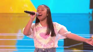 Justine & Coach Pixie Performing "Don't You Worry Bout A Thing" ! The Final | The Voice Kids UK 2020