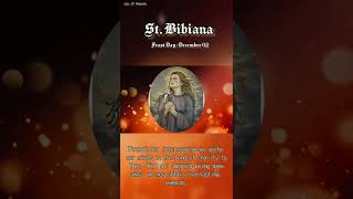 Day 3 : Novena Prayer to ST. BIBIANA || Feast Day : December 02