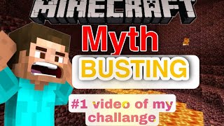 2 Minecraft myths #1 #short #minecraft #Makmo challange