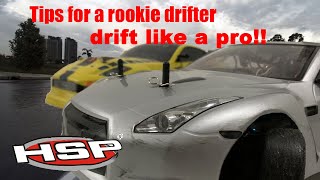 HSP 94123 Flying fish | Tips for a rookie drifter drift like a pro!! | HobbyWing WP SC8 120A ESC.