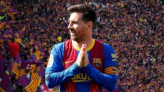 Lionel Messi Last Barcelona Match & Goal and Last Trophy Bye Bye Our KING HD