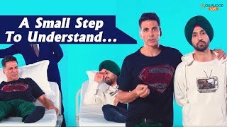 Akshay Kumar And Diljit Dosanjh Experience Labour Pain During Good Newwz Promotion | Bollywood Live