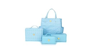 JOY Deluxe 4pc Better Beauty Case Set w/Shopper Tote