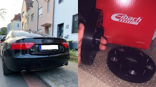 Wir verbauen Spurplatten am Audi A5 - Eibach Spurplatten - Eibach Spurplatten für den Audi A5