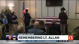 Visitation held for a fallen officer