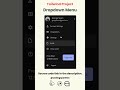 Dropdown Menu : Tailwind Project | #html #tailwindcss