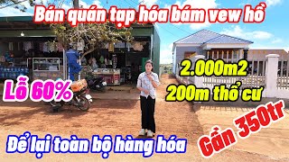 BỐ ỐM chị cần bán gấp quán tạp hóa VEW hồ mặt đường nhựa bán rẻ để về chăm bố