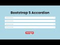 Secrets to Stunning Bootstrap 5 Accordion Creation | Bootstrap 5 Accordion Design