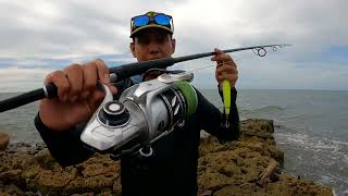 Pesca de Jurel o JACK Punta Roca con el carrete Penn SLAMMER IV DX 5500 Señuelo YOZURI Hydro Minnow