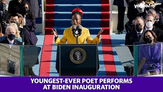 Inauguration 2021: Amanda Gorman is the youngest poet to perform at a presidential inauguration