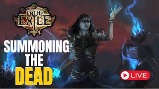 Witch Necromancer Build Gameplay - Path of Exile | Settlers of Kalguur🔴No Commentary #pathofexile