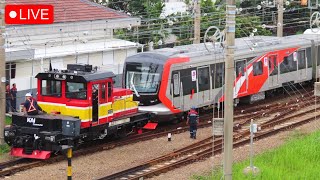 🔴 AKHIRNYA KERETA KRL TERBARU DARI CHINA TIBA DI INDONESIA ! Mengejar KLB KRL CRRC SFC120V ke Depok