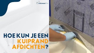 Hoe kun je een kuiprand afdichten met de OTTOFLEX Afdichtband? - Ottoseal tipt