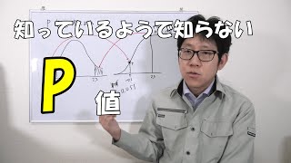 知っているようでよく分からないP値を解説します。