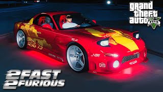 🎮 GTA V 🖥 MODS 🎬 2 FAST 2 FURIOUS 🚗 MAZDA RX-7 FD3S ORANGE JULIUS 📽️ BRIAN & TORETTO 🎥