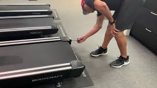 EXP Series Treadmill Setup - Running Belt Tension (Stomp Test)