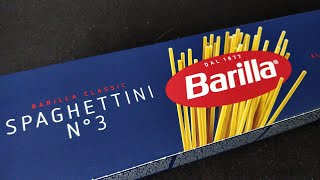 Barilla No. 3  unboxing #food #unboxing