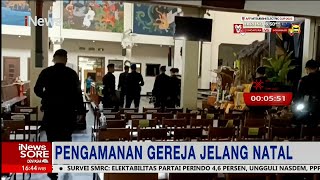 Jelang Misa Natal, Personil Kepolisian Lakukan Pengamanan \u0026 Sterilisasi Gereja #iNewsSore 24/12