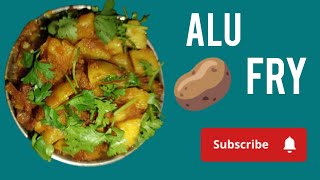 #Quick easy\u0026 tasty potato fry|😋delicious alu fry