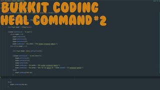 Bukkit coding ○ Heal Command ○ ┃ CrazyVPX ┃