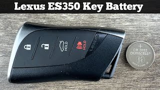 How To Replace 2019 - 2020 LEXUS ES350 Remote Key Fob Battery - Change Replacement ES 350 Batteries