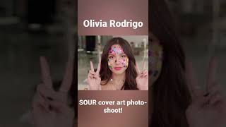 Olivia Rodrigo SOUR Photo-shoot behind the scenes! #shorts
