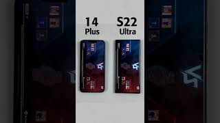 iPhone 14 Plus vs S22 Ultra PUBG MOBILE TEST - A15 Bionic vs Exynos 2200 PUBG TEST #shorts #Short