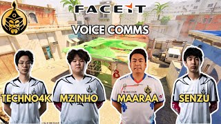 Mzinho POV w/maaRaa, Senzu, Techno4K + VOICE COMMS (30/5/16) CS2 FACEIT EU - February 13th