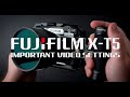 FUJIFILM X-T5 Video Settings | How to avoid artefacts, ghosting and banding!