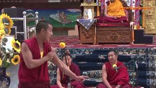 145. The Buddhist debate exam. རྩོད་རྒྱུགས། རང་བཞིན་གནས་རིགས་ལ་རྩོད་པ། ཕར་ཕྱིན་སྐབས་དང་པོ།