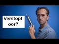 Oorsmeer? Minder horen? Mogelijk is je oor verstopt!