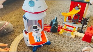 BRIO Trains and SPACE Christmas Playtime