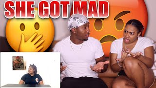 My Girlfriend Reacts To Girls Saying They'd Smash Me *SHE GOT MAD*