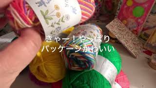 Vlog【カラフルえびせん揚げました🦐】☃️スパイシーな編み物に燃える冬🧶🐿️🍂