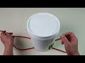 how to tie a cross bucket knot