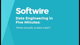 What actually is data mesh? | Data Engineering in Five Minutes