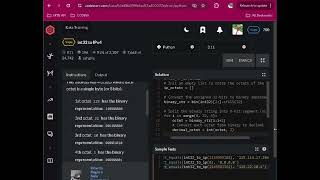 Python Solution to Int32 to IPv4 | Codewars @realpython @freecodecamp #programming #python #fyp