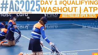 ⁴ᴷ #ao2025 #results Play delayed #QUALIFYING DAY 1 WASHOUT completed matches #wildcards #atptour