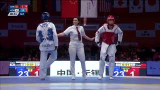 Wuxi 2018 World Taekwondo Grand Slam -68kg [FINAL] Daehoon LEE[KOR] vs Shuai ZHAO[CHN]